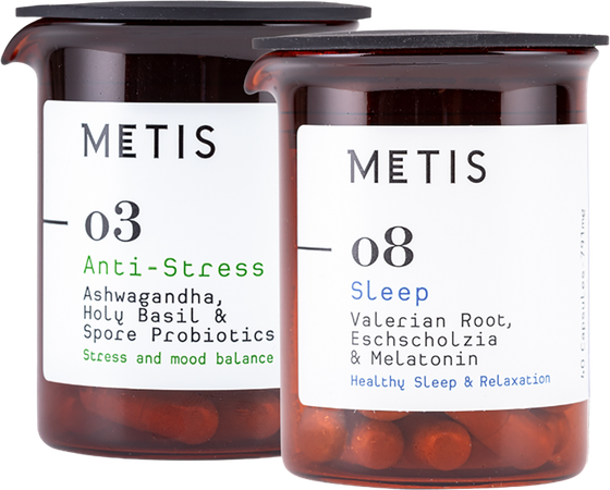 Metis Sleep 08 & A/stress 03 Duo V-caps 30x2 8