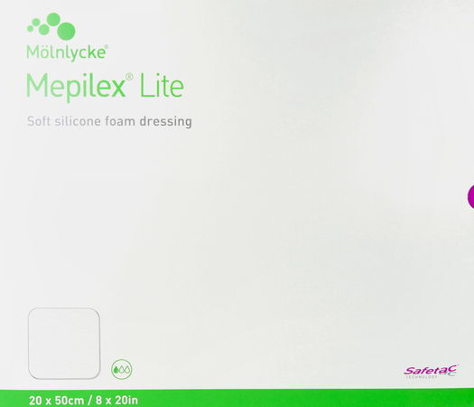 Mepilex Lite Dun Verb Sil Ster 20x50,00cm 4 284500 3