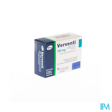 Verventi 100mg Filmomh Tabl 12