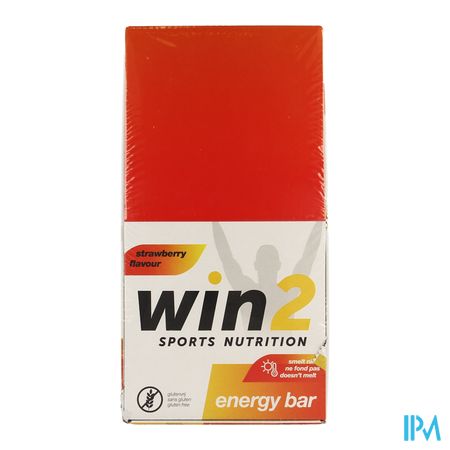 Win2 Energy Bar Aardbei 35x40g 1