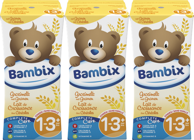Bambix Groeimelk Granen 3x200ml 1