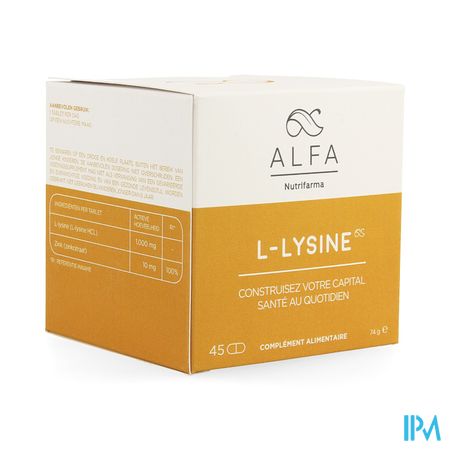 Alfa l-lysine 1000mg Comp 45