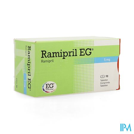 Ramipril Eg 5mg Impexeco Comp 98 X 5mg Pip