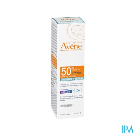 Avene Sol Spf50 A/imperfection Fluide 40ml