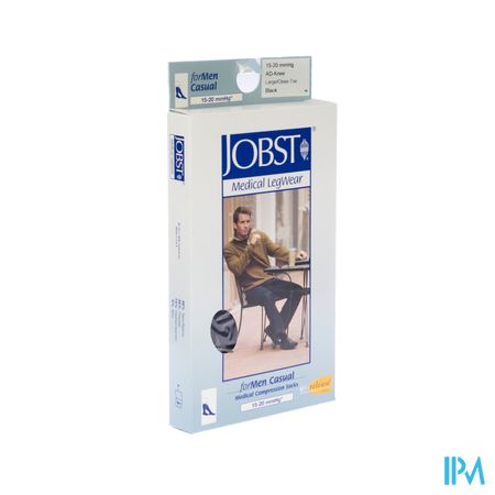 Jobst For Men Casual C1 15-20 Ad Black l 1p