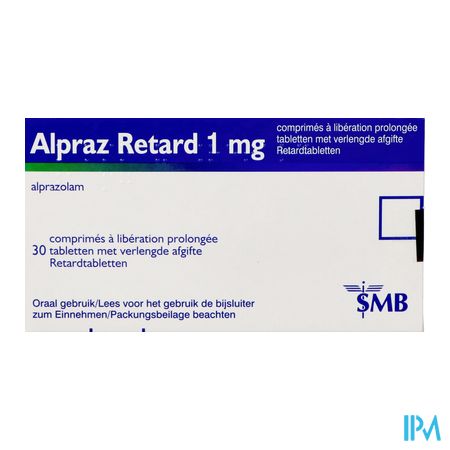 Alpraz Retard 1mg Comp Lib. Prolong. 30 3
