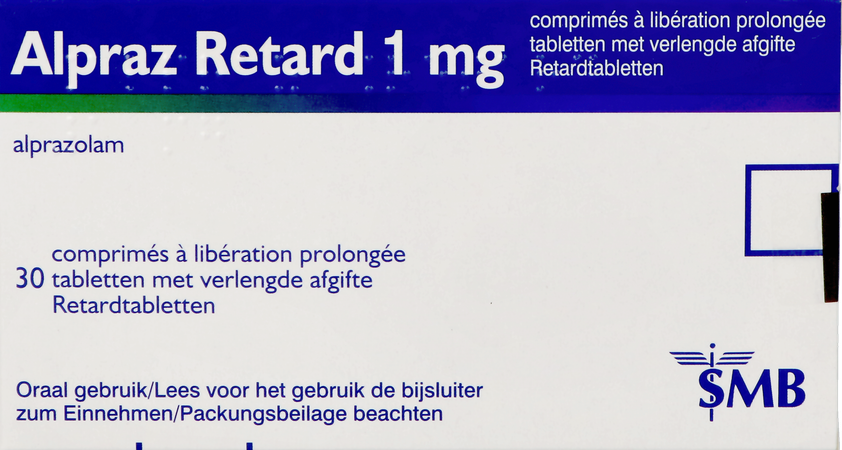 Alpraz Retard 1mg Tabl Verlengde Afgite 30 3