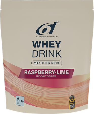 6d Whey Drink Raspberry&lime Pdr 480g 1