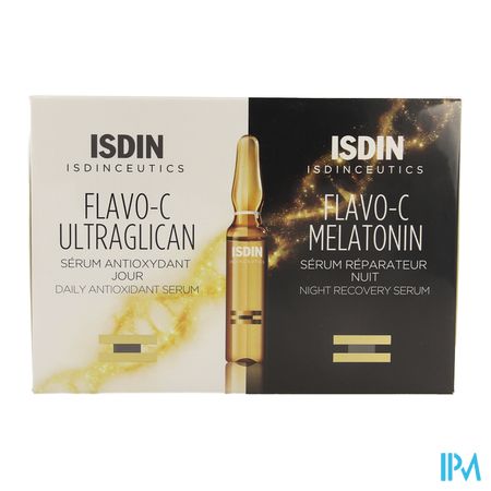 Isdinceutics Flavo-c Melat.+ultraglican Amp 10+10 4