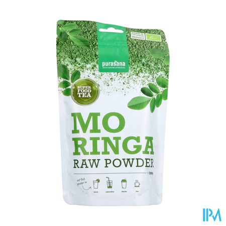 Purasana Vegan Moringa Thee Pdr 200g Be-bio-02