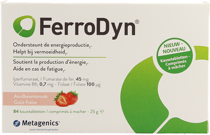 Ferrodyn Blister Kauwtabl 84 22921 Metagenics 1