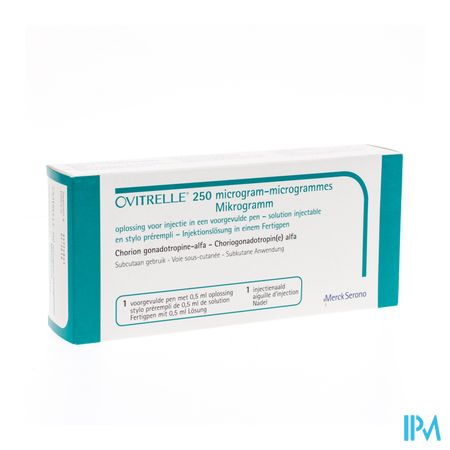 Ovitrelle 250 Mcg Opl Inj Voorgevulde Pen