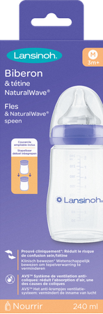 Lansinoh Zuigfles Natural Wave 240ml 1