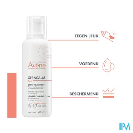 Avene Xeracalm Ad Creme Relipiderend 400ml 15