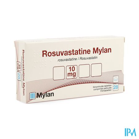 Rosuvastatine Viatris 10mg Filmomh Tabl 28