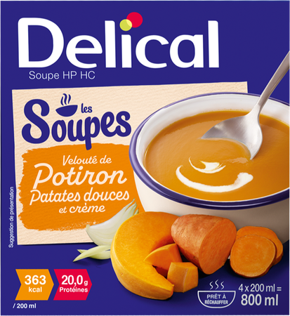 Delical Soupe Vel.potiron Patates Douces&cr4x200ml 1