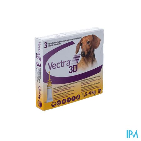 Vectra 3d Opl Spot-on Hond Pipet 3x0,8ml