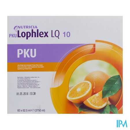 Pku Lophlex Lq 10 Juicy Orange 60x62,5ml 1