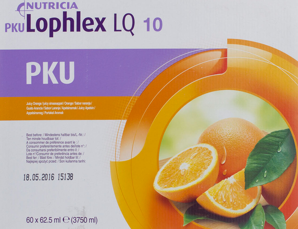 Pku Lophlex Lq 10 Juicy Orange 60x62,5ml 1