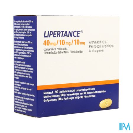 Lipertance 40mg/10mg/10mg Filmomh Tabl 90