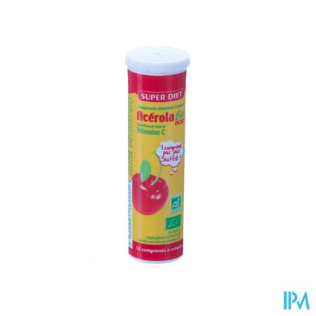 Superdiet Acerola 500 Bio Tube Comp 12