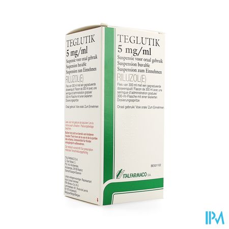 Teglutik 5mg/ml Orale Suspensie Fl 300ml