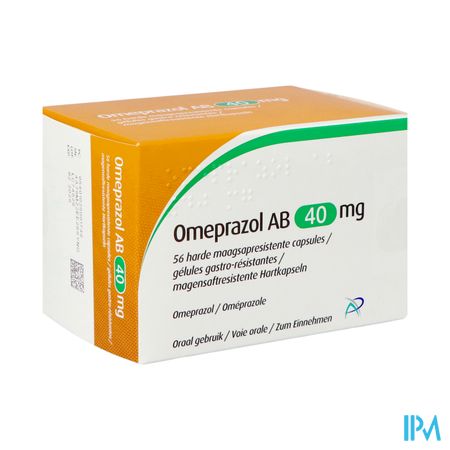 Omeprazol Ab 40mg Maagsapresist. Caps 56 Blister