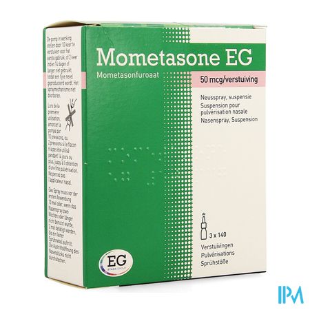 Mometasone EG 50Mcg Susp Pulv Nas 3 X 140