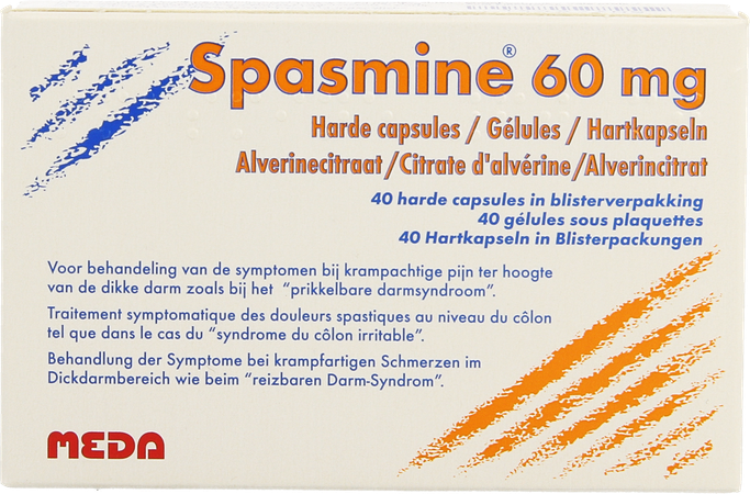 Spasmine Caps 40 X 60mg 2