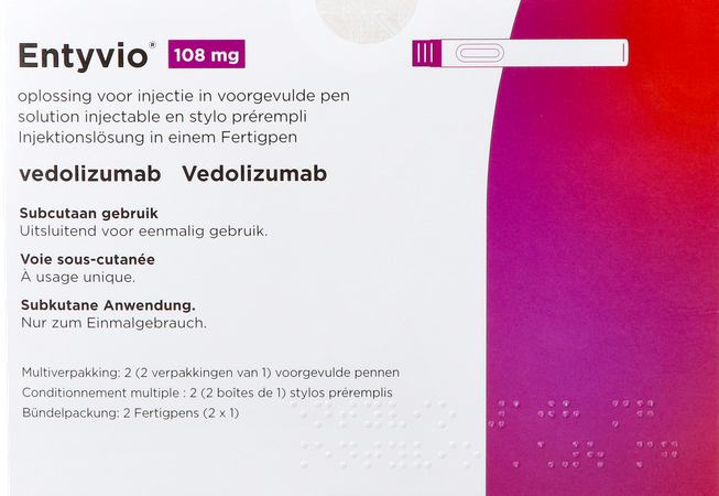 Entyvio 108mg Sol Inj Voorgevulde Pen 2 4