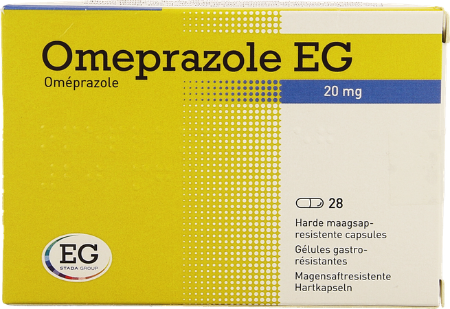 Omeprazole EG 20Mg Caps Maagsapresist Blis 28X20Mg 1