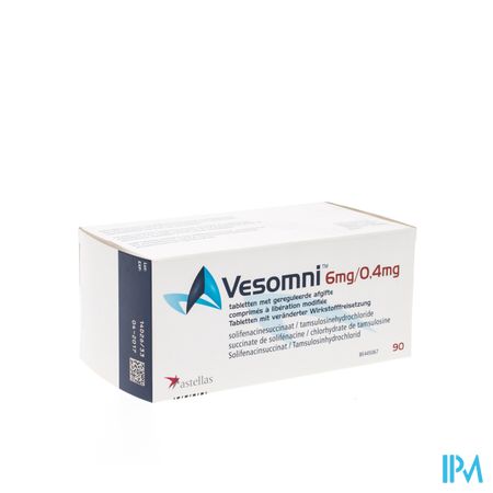 Vesomni 6mg/0,4mg Tabl Met Gereguleerde Afg 90