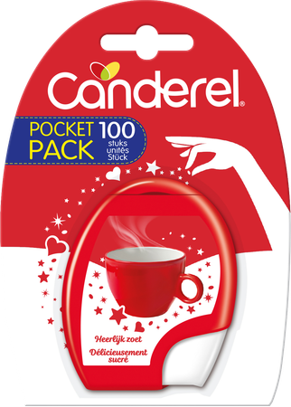 Canderel Niet Bruisen Comp 100x18mg 1