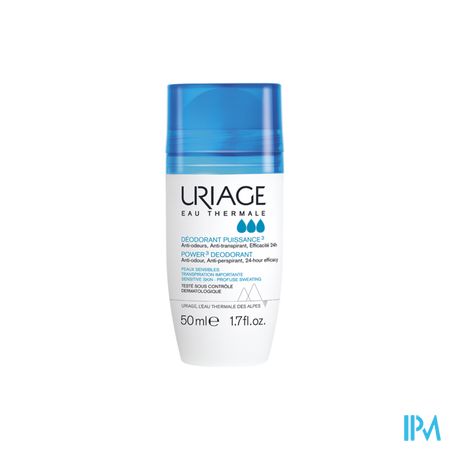 Uriage Deodorant Puissance 3 Roll On 50ml