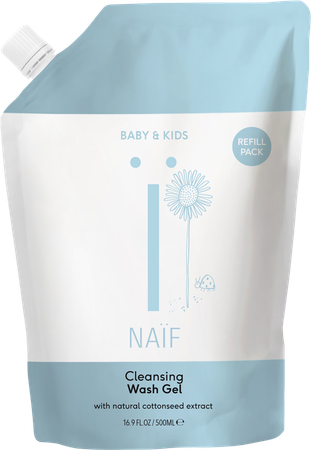 Naif Baby&kids Cleansing Wash Gel Navulling 500ml 2