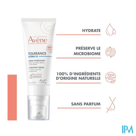 Avene TolÉrance Hydra 10 Hydraterende Creme 40ml 15