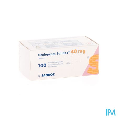 Citalopram Sandoz Comp 100 X 40mg 1