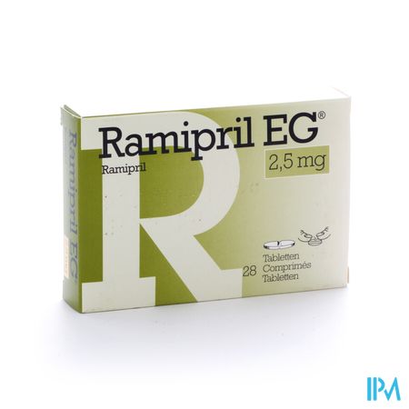 Ramipril EG 2,5Mg Tabl 28X2,5Mg 1