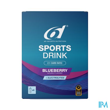 6d Sports Drink Blueberry 6x33g
