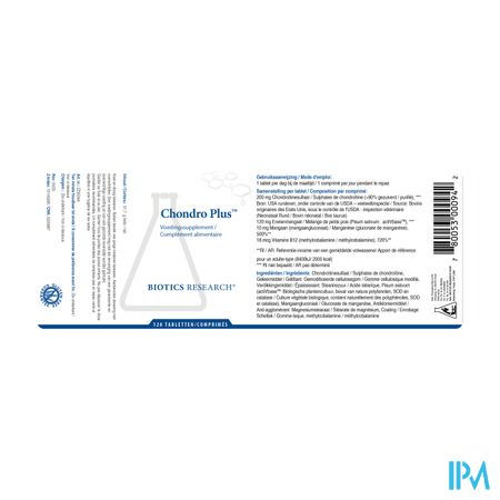 Chondro-plus Biotics Comp 120 2