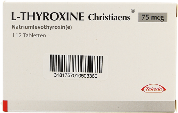 l Thyroxine Christiaens Comp 112x0,075mg 3