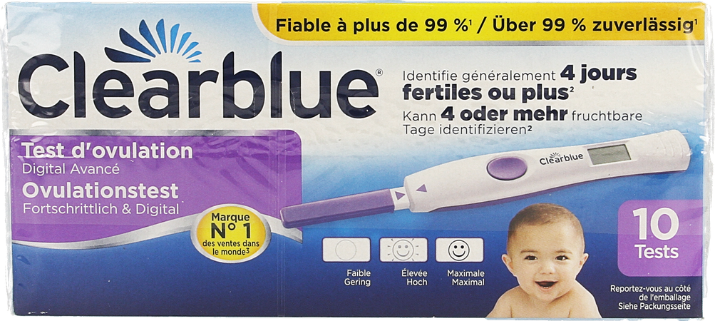 Clearblue Advanced Test Ovulation 10 2