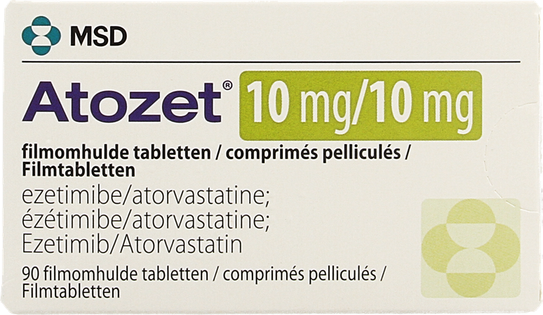 Atozet 10mg/10mg Filmomhulde Tabl 90 3