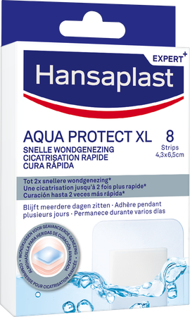 Hansaplast Aqua Protect Xl Cicatr. Rapide Strips 8 3