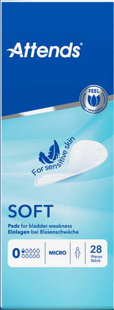 Attends Soft 0 Ultra Mini Inleg Anatom. 1x28 5