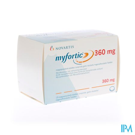 Myfortic 360mg Comp Enrob 120 X 360mg