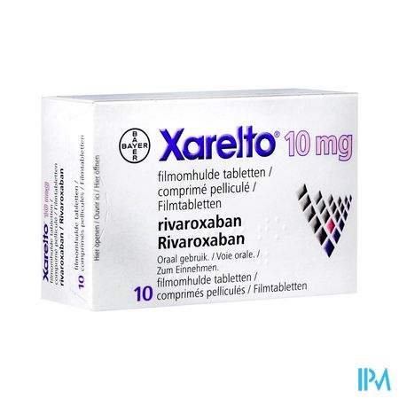 Xarelto 10mg Tabl 10 X 10mg