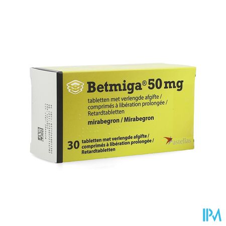 Betmiga Abacus 50mg Verl.afgifte Tabl 30