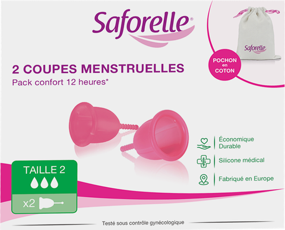Saforelle Cup Protect Menstruatie Cups T2 Nieuw 1