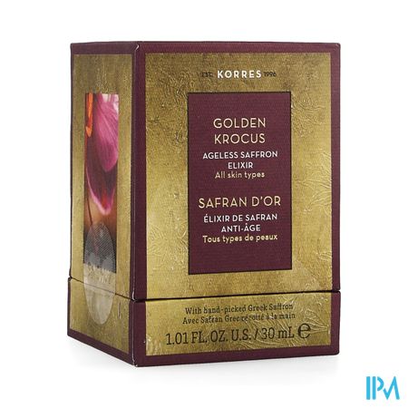 Korres Kf Elixir Gouden Krokus Saffron 30ml